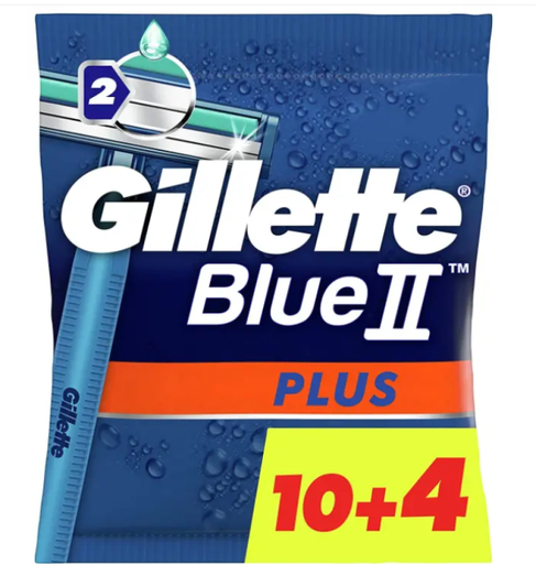 [L3-Line2] جيليت بلو بلس 2 شفرات حلاقة 10 + 4 مجاناً
