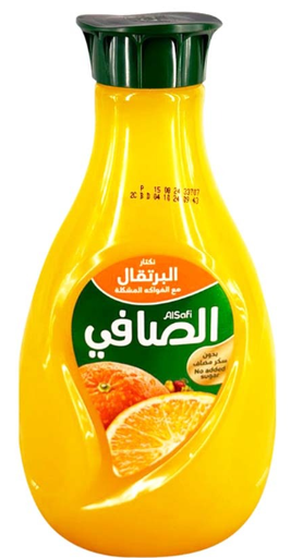 [sa1-LINE1] الصافي نكتار  البرتقال مع الفواكة المشكلة بدون سكر مضاف  1.5لتر