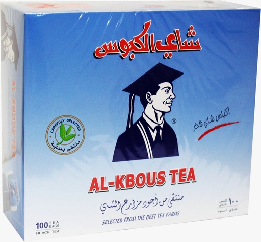 [I1-Line3] الكبوس اكياس شاي اسود 100 كيس شاي