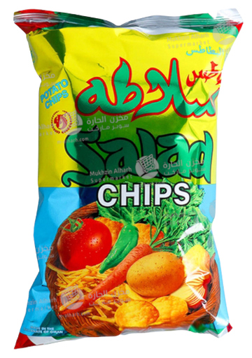 سلاطه مقرمشات بطاطس بنكهة حامضه وحاره  75 جم