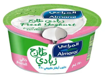 [MA1-Line3] المراعي زبادي خالي الدسم 170 جم