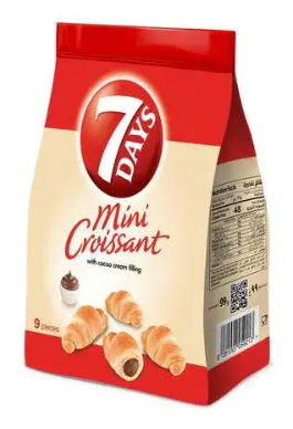 [h2-lINE4] سفن دايز ميني كروسان الشوكولاته 99جم