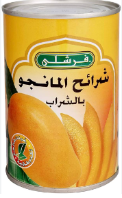 [D4-Line5] فرشلي شرائح المانجو بالشراب 425جم