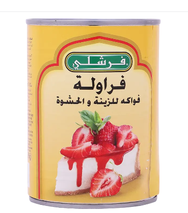 [G3-Line3] فرشلي فراولة فواكه للزينة والحشوة 595جم