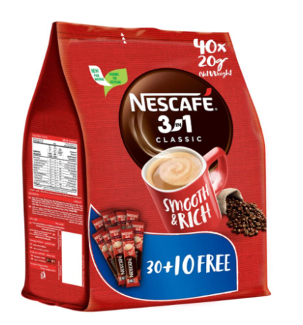 [G6-Line5] نسكافيه 3*1 اكياس 30+10 مجانا *20جم