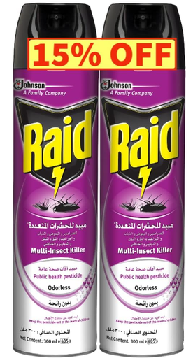 [M15-line4] ريد مبيد للحشرات المتعددة بدون رائحة 2*300مل