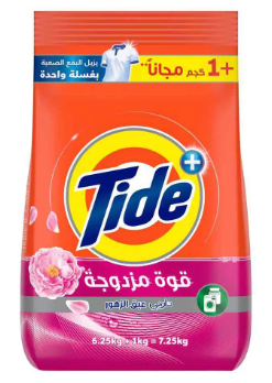 [M9-line1] تايد مسحوق الغسيل عبق الزهور للغسالات الأوتوماتيكية 6.25 كجم +1كجم