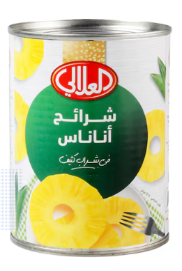 [D4-Line5] العلالي شرائح أناناس في شراب كثيف 567جم 