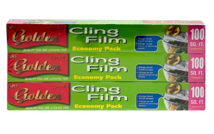 جولدن بلاستيك للتغليف شدة 3*30متر  