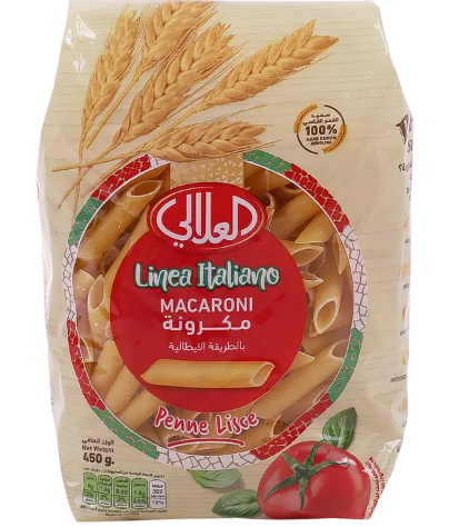 العلالي مكرونة ايطالية بيني ليسكو 450 جم 