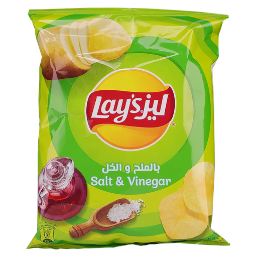 ليز رقائق البطاطس بالملح والخل 11 جم 
