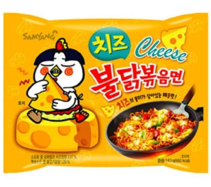 بيلدك مكرونة رامن جبنة بنكهة الدجاج الحار 140جم