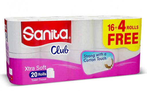 سانيتا رول حمام16+4رول